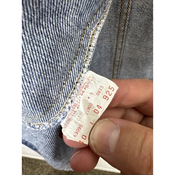 GWG Denim Trucker Jacket Men’s 40 Vintage 90s Levi’s Era Canada Made - Picture 11 of 11
